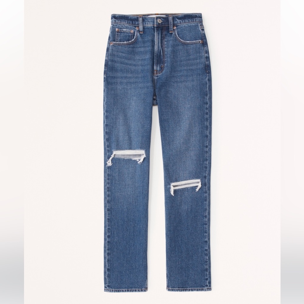 BRAND NEW Abercrombie Ankle Straight Jeans
